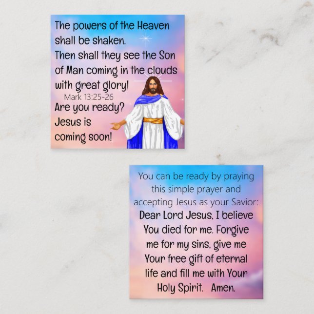 Gospel Tract Card (Front/Back)