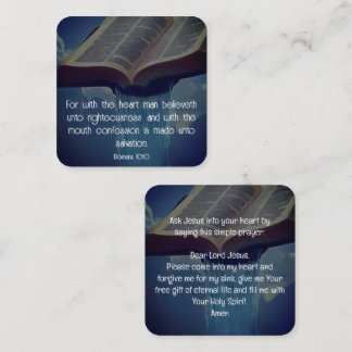 Gospel Tract Card