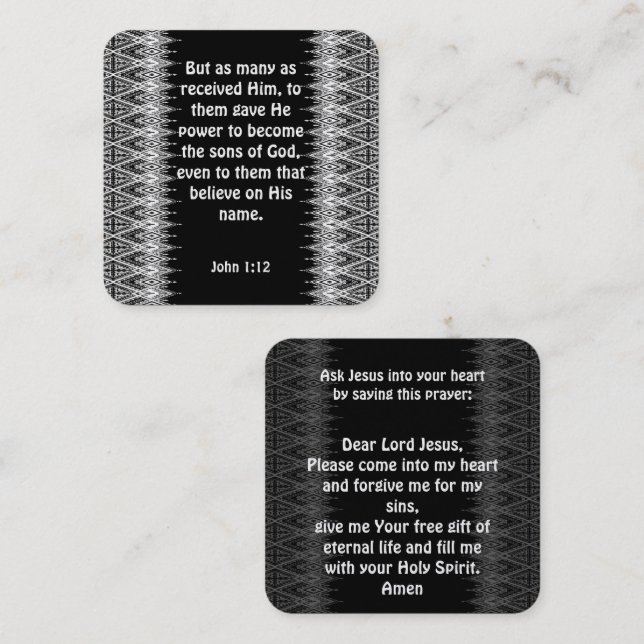 Gospel Tract Card (Front/Back)