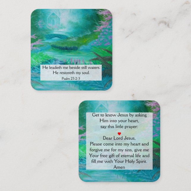 Gospel Tract Card (Front/Back)