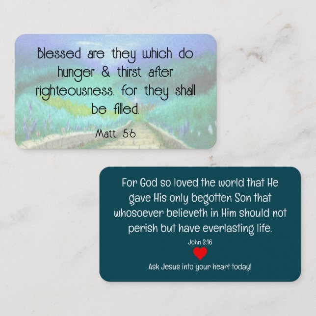 Gospel Tract Card (Front/Back)