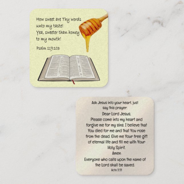 Gospel Tract Card (Front/Back)