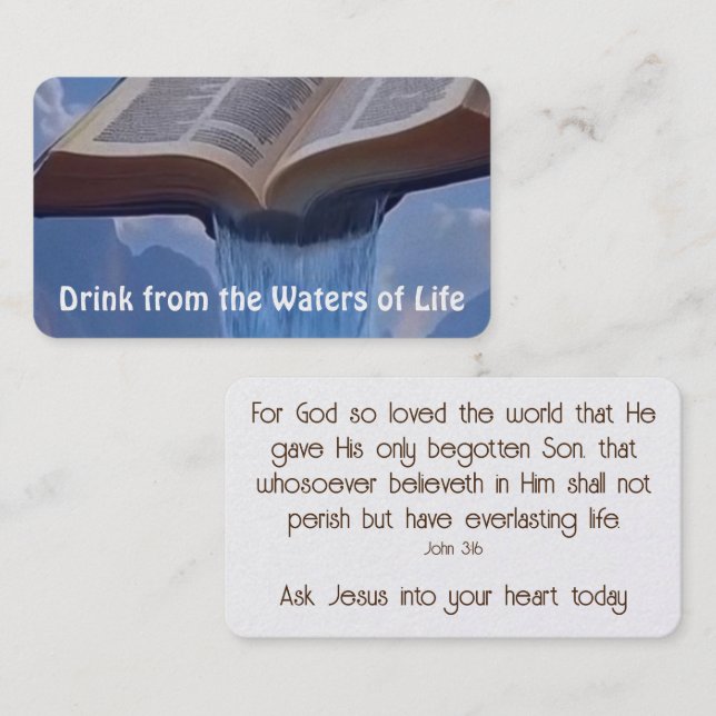 Gospel Tract Card (Front/Back)