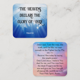 Gospel Tract Card