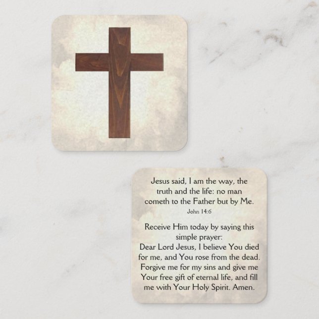 Gospel Tract Card (Front/Back)