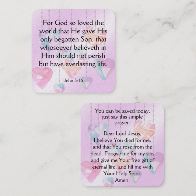 Gospel Tract Card (Front/Back)