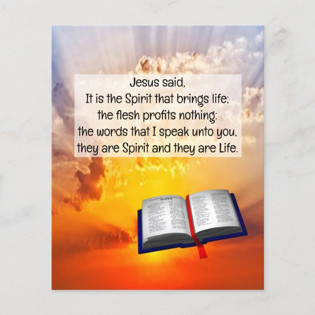 Gospel Tract  Flyer (Front)