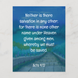 Gospel Tract Flyer
