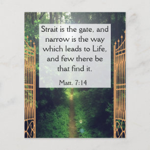 Gospel Tract Flyer