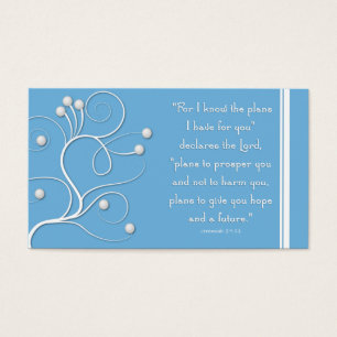 Gospel Tract Plan of Salvation Blue Swirl