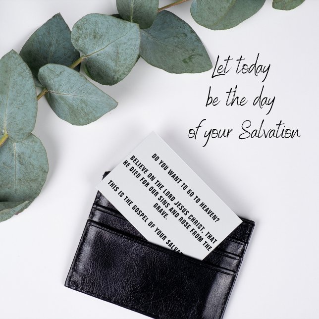 GOSPEL TRACTS BUSINESS CARD (Creator Uploaded)