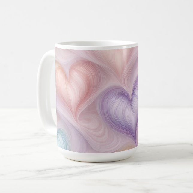 Gossamer Hearts Coffee Mug (Front Left)