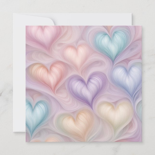 Gossamer Hearts Holiday Card (Front)
