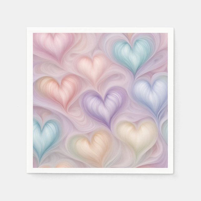 Gossamer Hearts Napkin (Front)