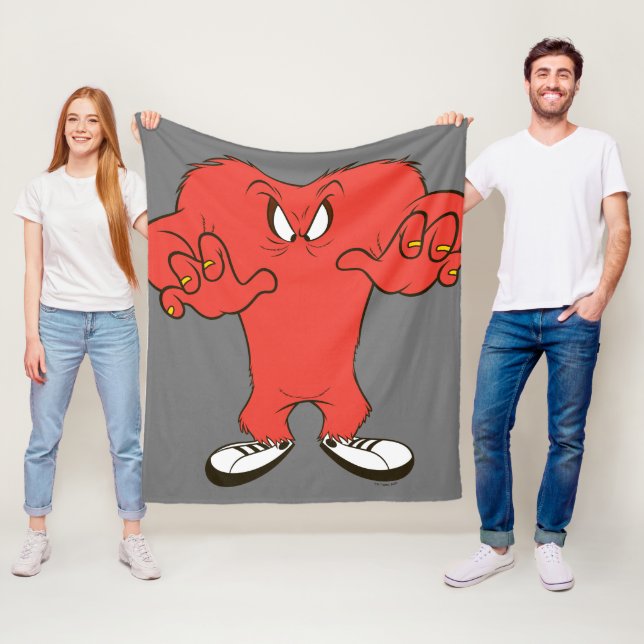 Gossamer Menacing Pose Fleece Blanket (In Situ)
