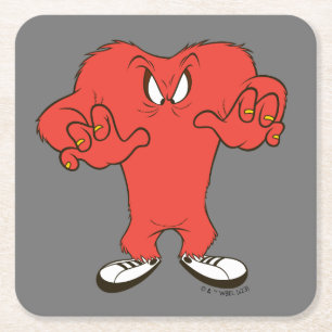 Gossamer Menacing Pose Square Paper Coaster