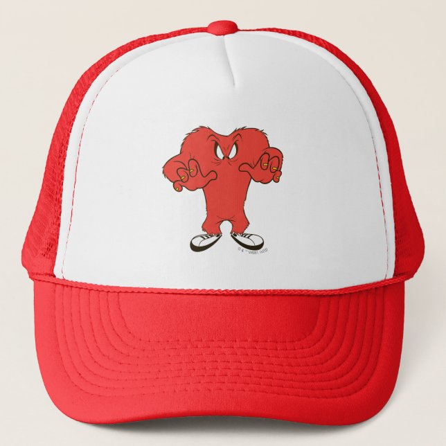Gossamer Menacing Pose Trucker Hat (Front)