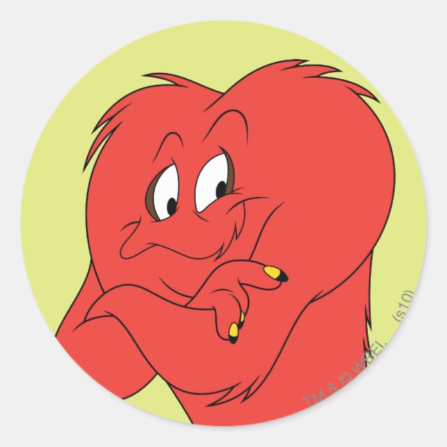 Gossamer Posing - Colour Classic Round Sticker (Front)