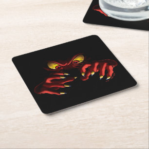 Gossamer Reaching Out of the Shadows Square Paper Coaster