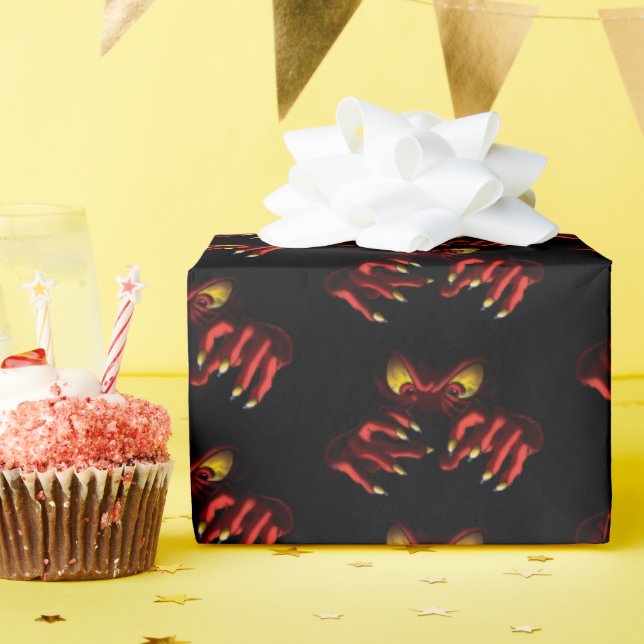 Gossamer Reaching Out of the Shadows Wrapping Paper (Birthday Party)