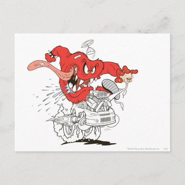 Gossamer Too Fast Postcard (Front)