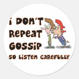 Gossip Classic Round Sticker