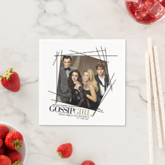 Gossip Girl Glamour Group Graphic Napkin