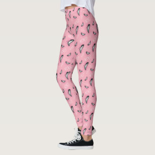 Gossip Girl High Heels Pattern Leggings