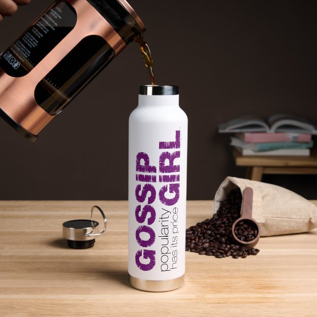 Gossip Girl - Popularity Has Its Price Water Bottle (Coffee)