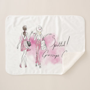 Gossip Girl - Spotted! Sherpa Blanket