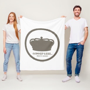 Gossip Girl TV Series Crown Icon Fleece Blanket