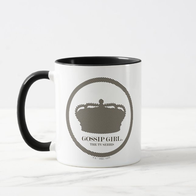 Gossip Girl TV Series Crown Icon Mug (Left)
