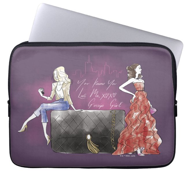 Gossip Girl - You Know You Love Me Laptop Sleeve (Front)