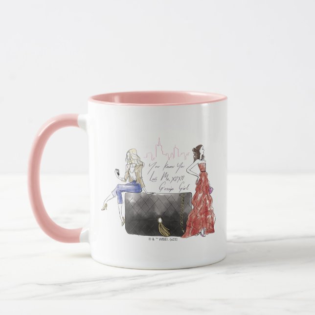 Gossip Girl - You Know You Love Me Mug (Left)