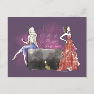 Gossip Girl - You Know You Love Me Postcard