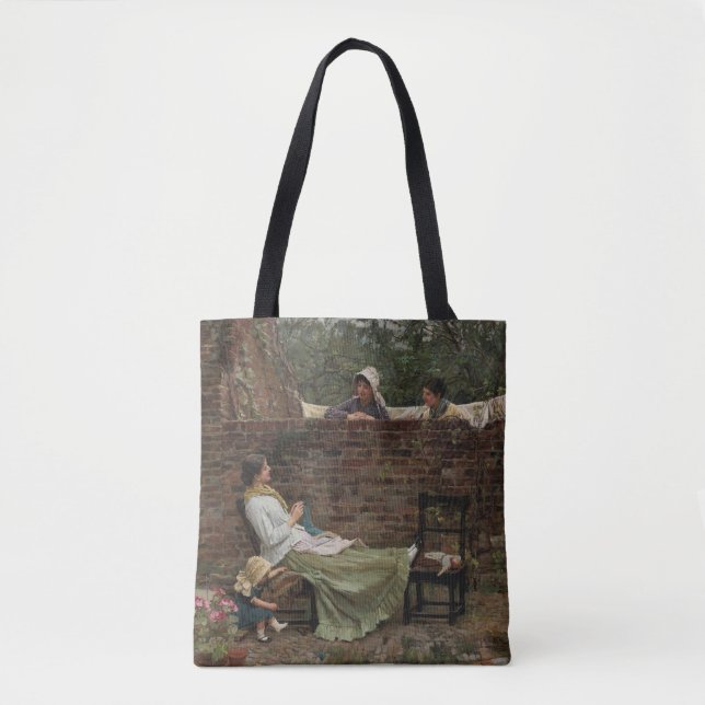 Gossip - John William Waterhouse Tote Bag (Front)