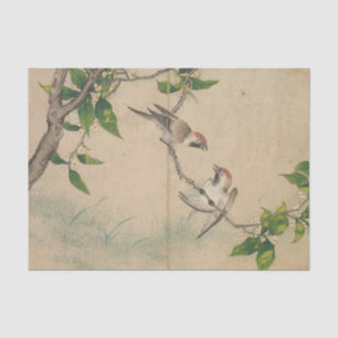 Gossiping Sparrows by Zhang Ruoai Tissue Paper