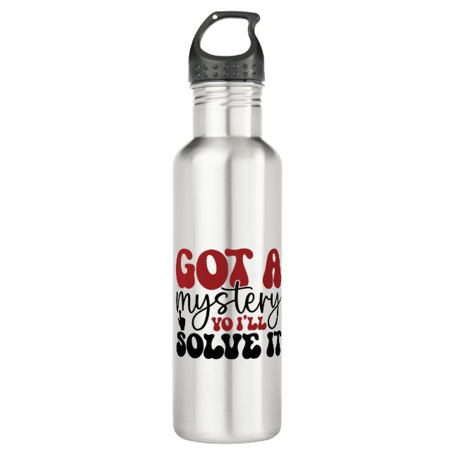 Got a mystery yo i'll solve it 710 ml water bottle (Front)