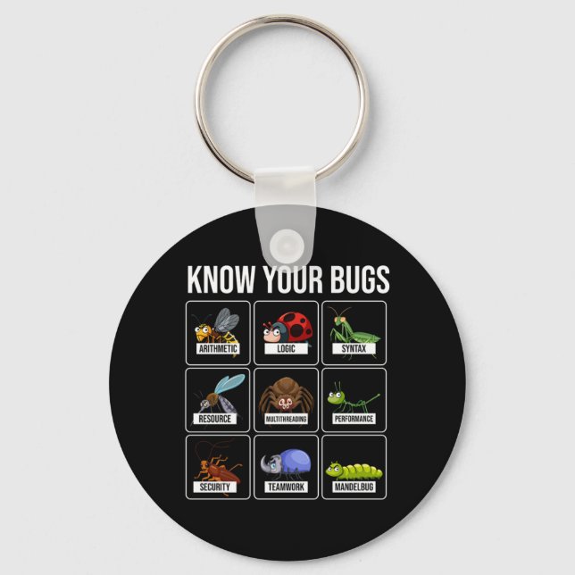 Got A New Error Progress Programmer Coding Key Ring (Front)