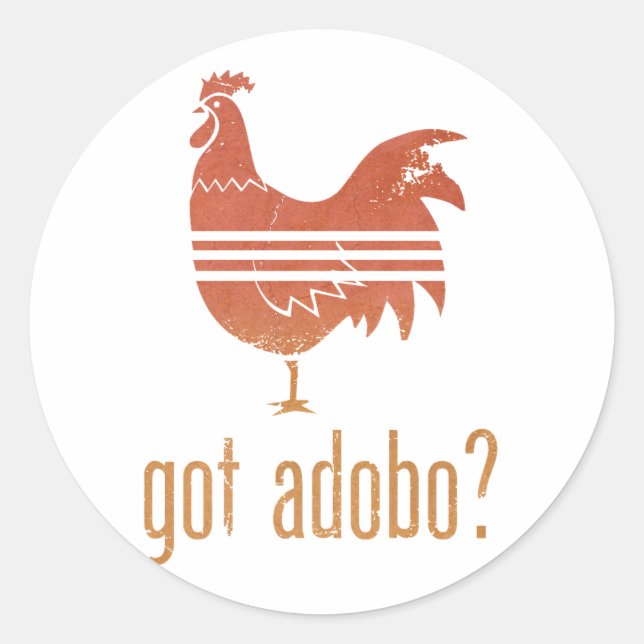 Got Adobo? Classic Round Sticker (Front)