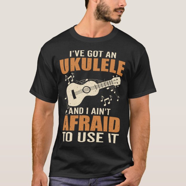 Got An Ukulele Hawaiian Guitar Player Music Playin T-Shirt (Front)