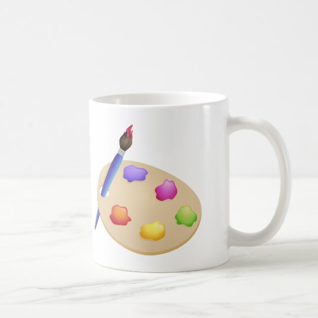 Got ART?  Paint Palette coffee mug (Right)