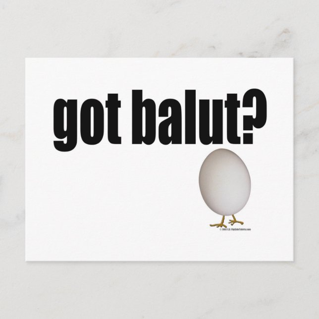 Got Balut? Postcard (Front)