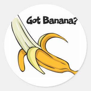 Got Banana Classic Round Sticker