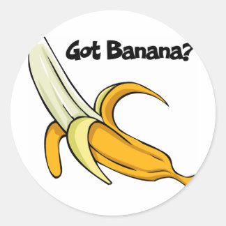 Got Banana Classic Round Sticker