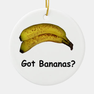Got Bananas Ceramic Ornament