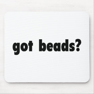 got beads mouse pad