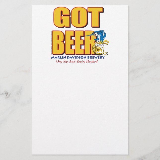 GOT-BEER-Crazy Stationery (Front)