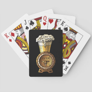 Got Beer In Black Playing Cards