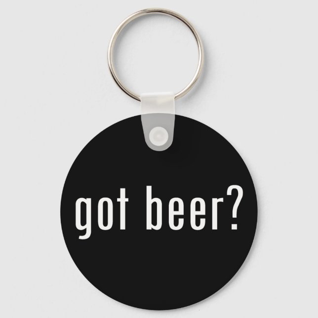 got beer? key ring (Front)